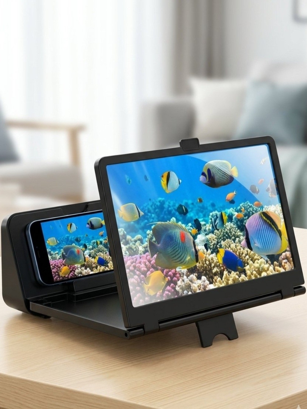 3D Mobile Phone Video Amplifier Screen Magnifier Black  New